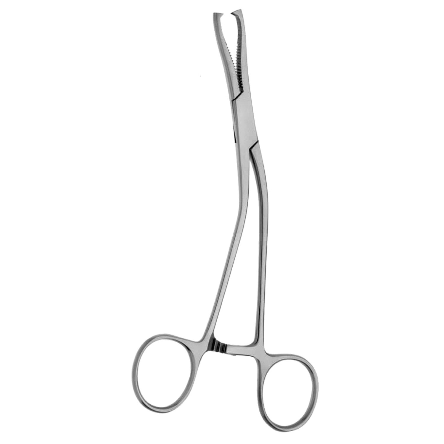 Dingman Bone Holding Forceps, Angled Shanks, 7 1/2" (19.0 Cm), Heavy Pattern
